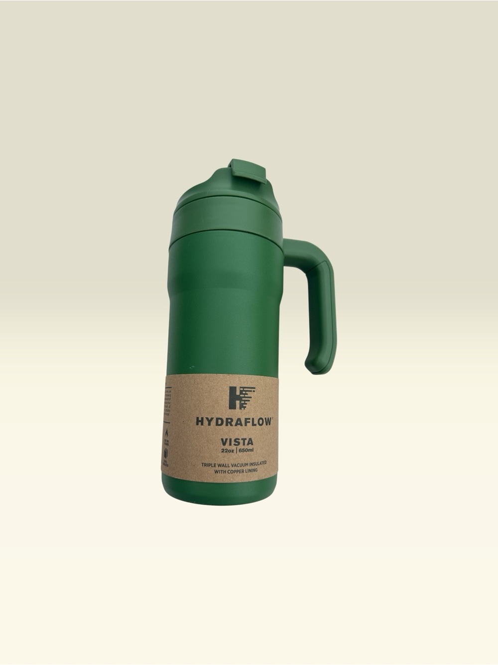 HydraFlow Vista 22oz Insulated Travel Mug – Green